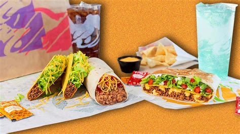  At participating U.S. Taco Bell® locations. Contact restaurant for prices, hours & participation, which vary. Tax extra. 2,000 calories a day used for general nutrition advice, but calorie needs vary. 
